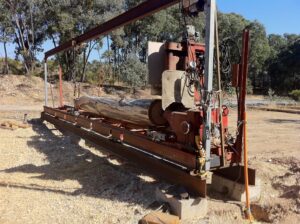 Rail trail axedale lathe yellow gum 1