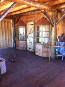 mills road barn construction 2